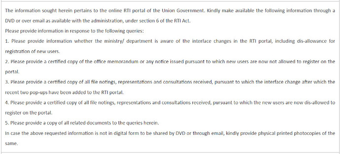 RTI queries
